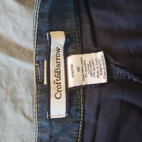 Croft & Barrow Size 10 Denim Jean Skirt - Picture 5 of 7